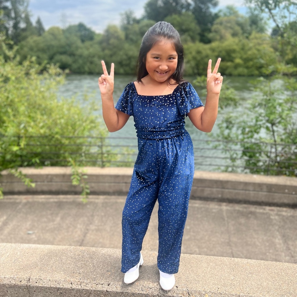 6x velvet jumpsuit